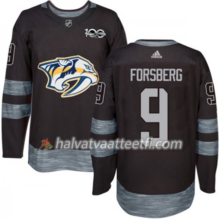 Miesten NHL Nashville Predators Pelipaita Filip Forsberg 9 1917-2017 100th Anniversary Adidas Musta Authentic Miesten NHL Nashville Predators Pelipaita Filip Forsberg 9 1917-2017 100th Anniversary Adidas Musta Authentic